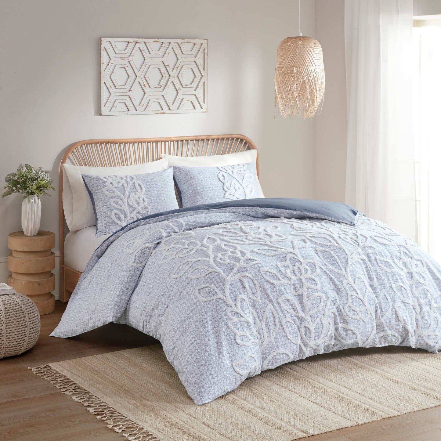 Los Angeles Blue 3-Piece Comforter Set Comforter Sets By Olliix/JLA HOME (E & E Co., Ltd)