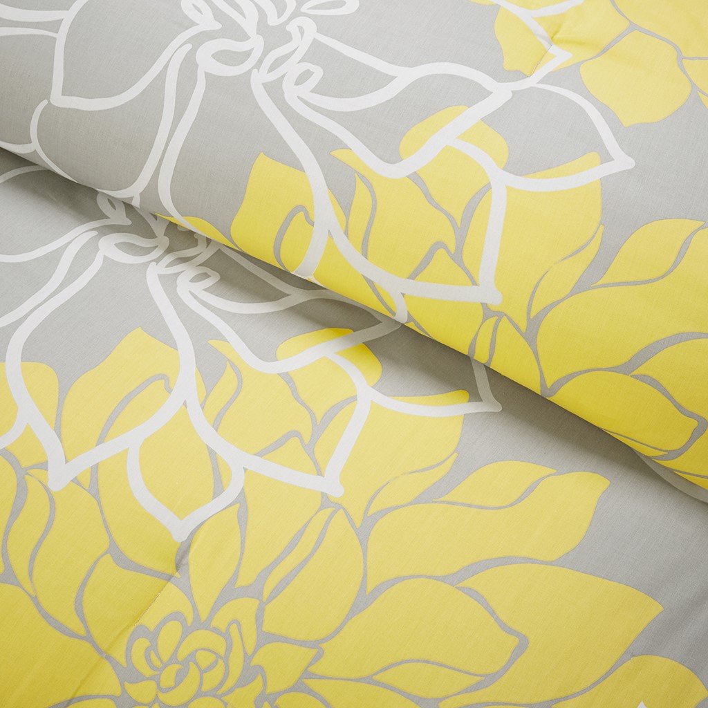 Lola Yellow 7-Piece Comforter Set Comforter Sets By Olliix/JLA HOME (E & E Co., Ltd)