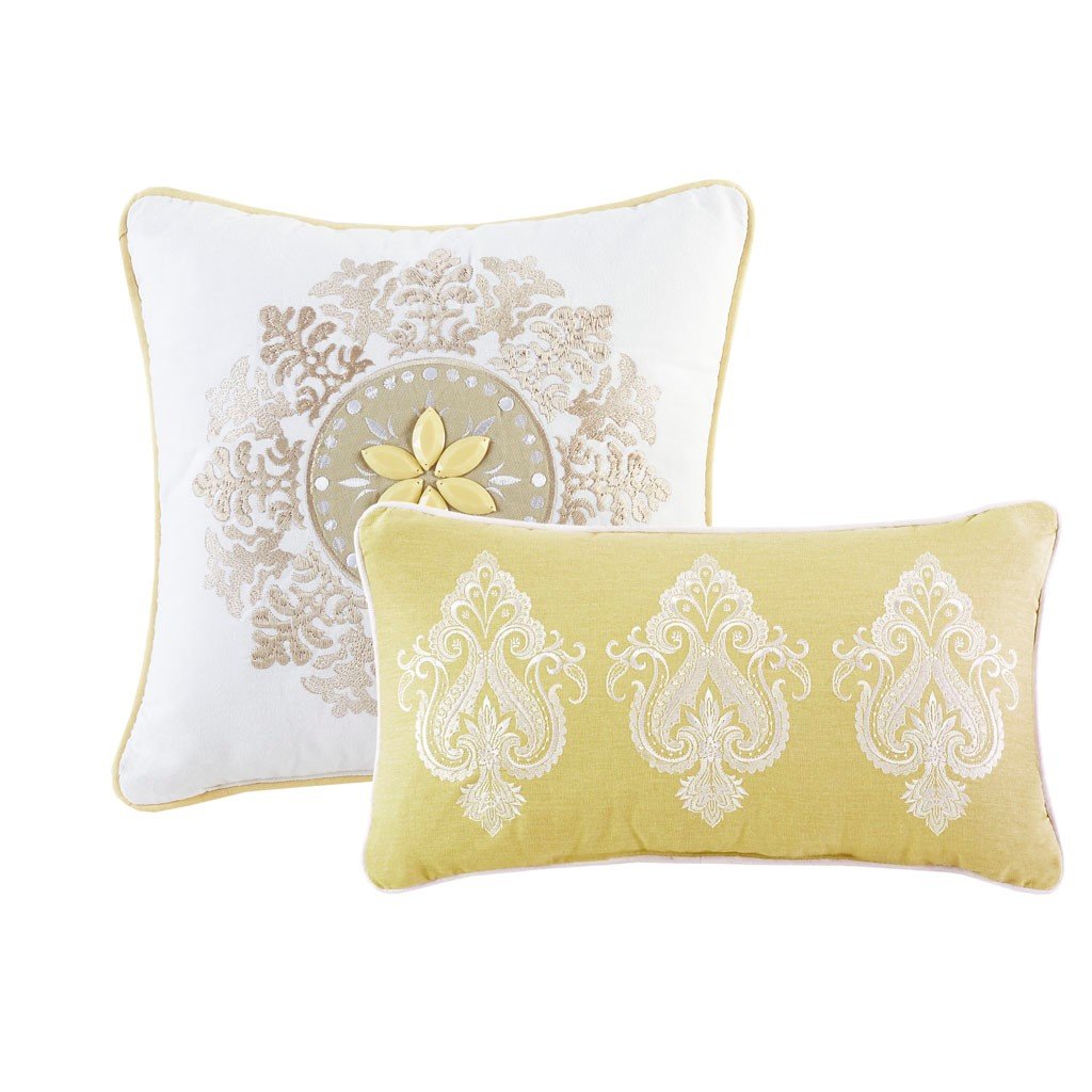 Austin Yellow 7-Piece Comforter Set Comforter Sets By Olliix/JLA HOME (E & E Co., Ltd)