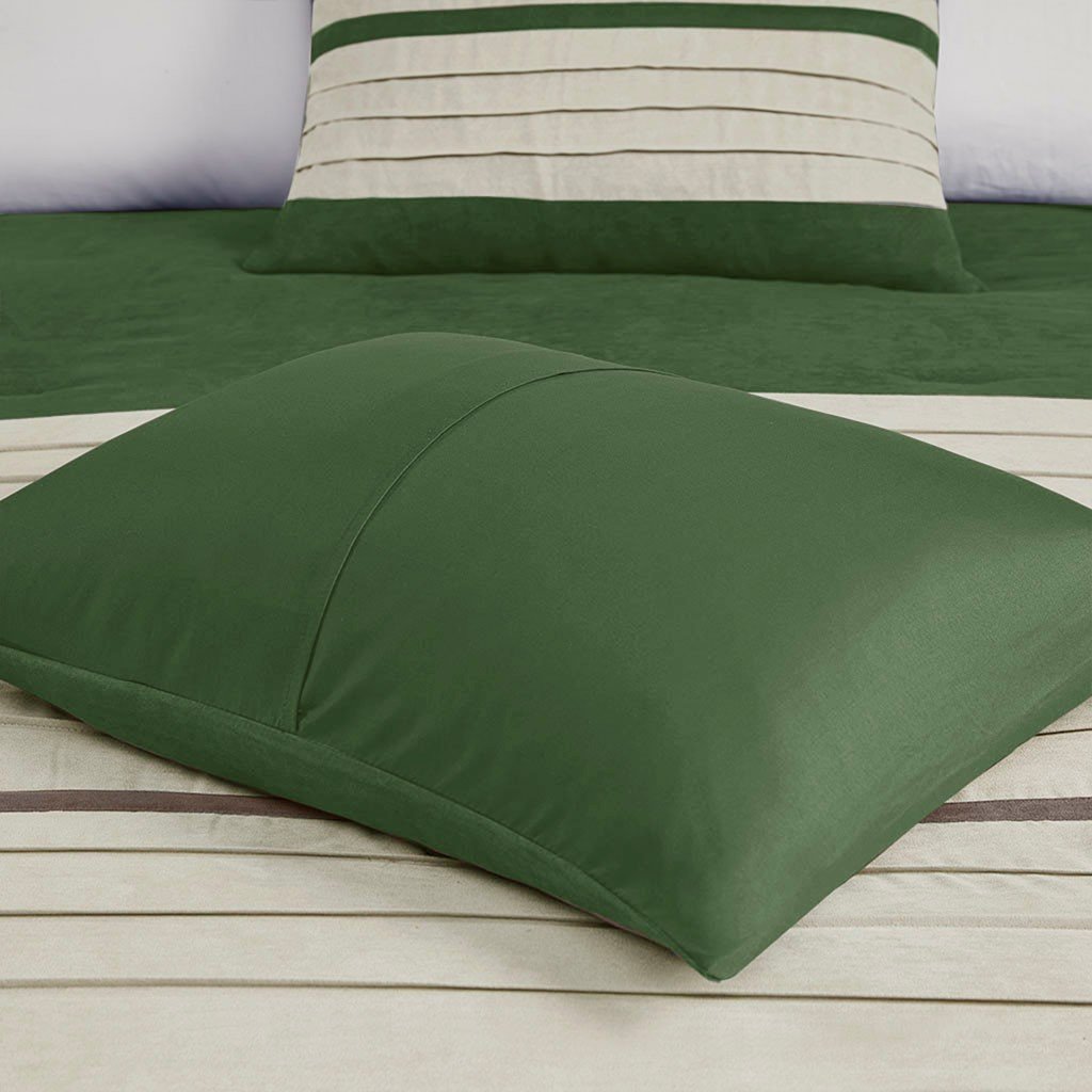 Palmer Green 7-Piece Comforter Set Comforter Sets By Olliix/JLA HOME (E & E Co., Ltd)