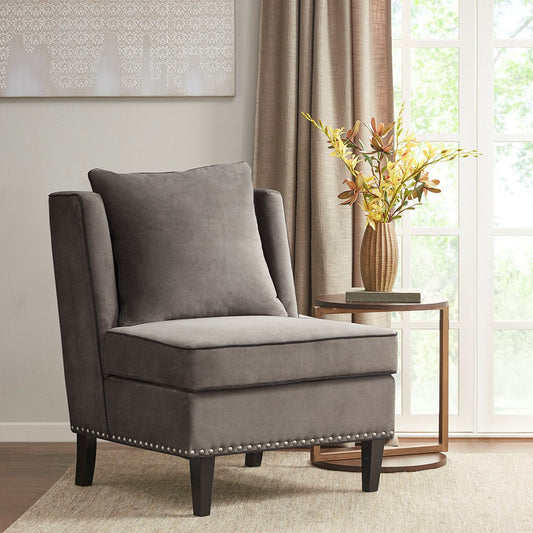 Dexter Grey Armless Shelter Chair